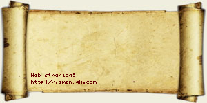 Brnča Ruhteski vizit kartica